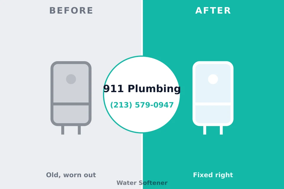 Before and after: plumbing repair Convoy, OH